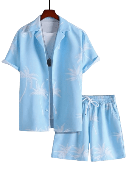 Conjunto CAMISA + CALÇÃO Summer Azul