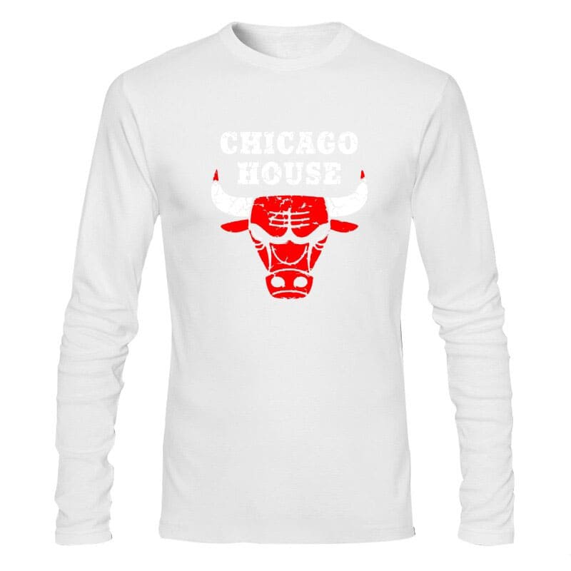 CAMISETA MANGA LONGA CHICAGO HOUSE - 7 Cores disponíveis