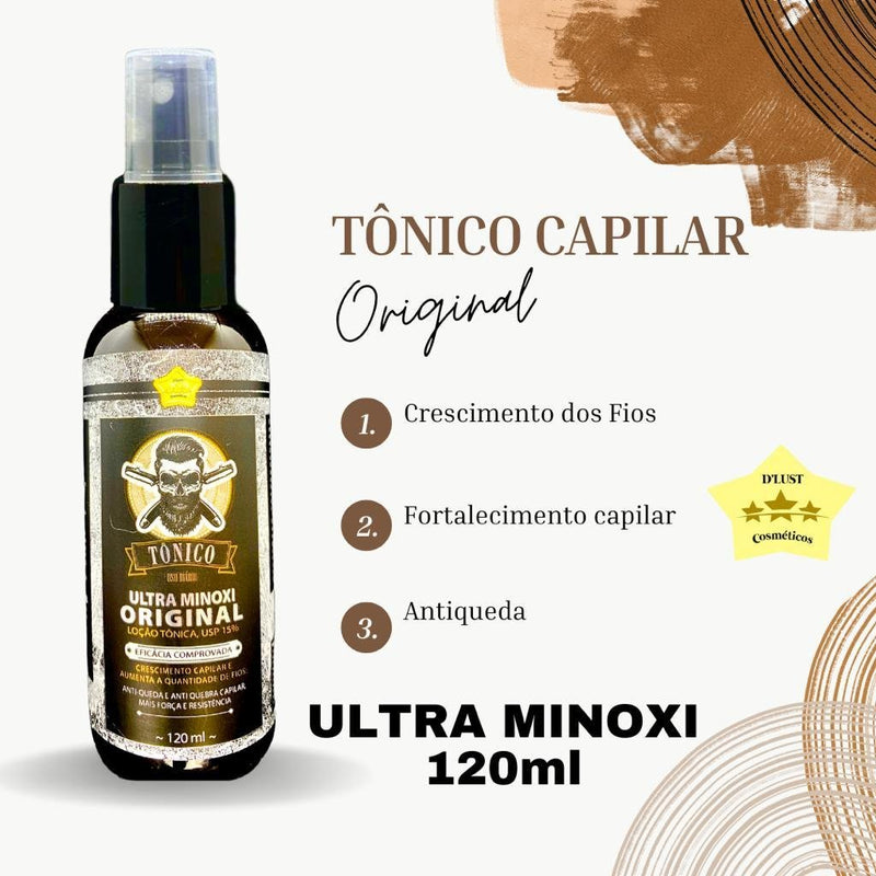 Tônico Capilar Ultra Minoxi Pro Barber 120ml