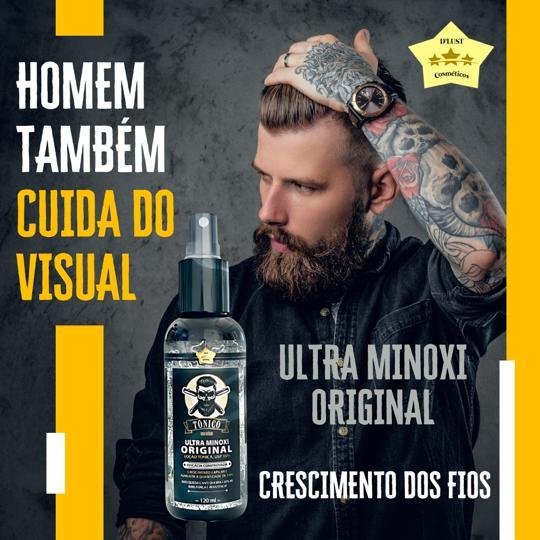 Tônico Capilar Ultra Minoxi Pro Barber 120ml