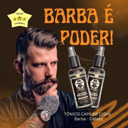 Tônico Capilar Ultra Minoxi Pro Barber 120ml KIT 2unidades