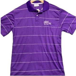 Camisa Polo Lacoste Ed. Limitada 90 Anos - Branco/Cinza/Vermelho/Roxo