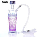 NARQUILE ACRÍLICO HOOKAH C/ LUZ LED SHEESHA