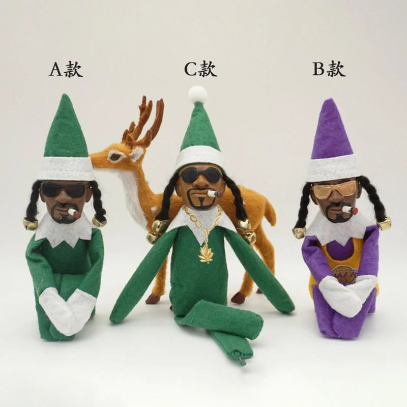 BONECO DE RESINA SNOOP DOGG NATALINO - 3 Modelos