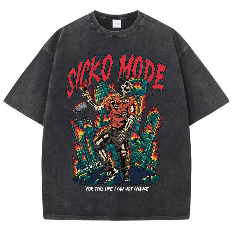 CAMISETA AMERICAN VINTAGE SICKO MODE OLD