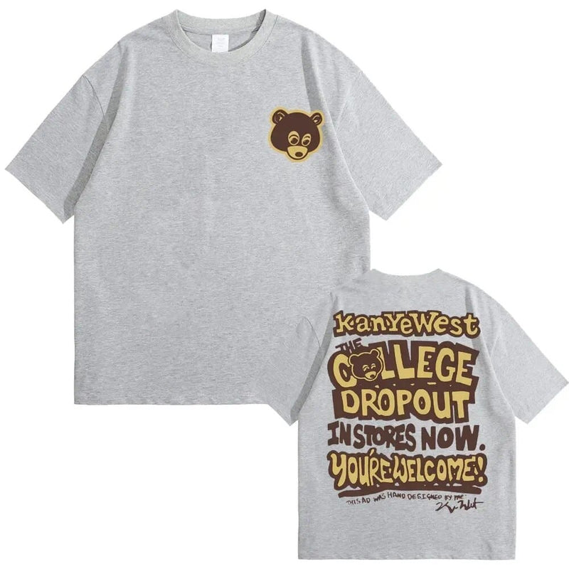 CAMISETA KANYE WEST COLLEGE DROPOUT - 8 Cores disponíveis