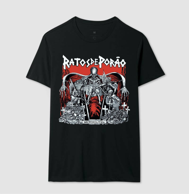 Camiseta Ratos de Porão Necropolítica