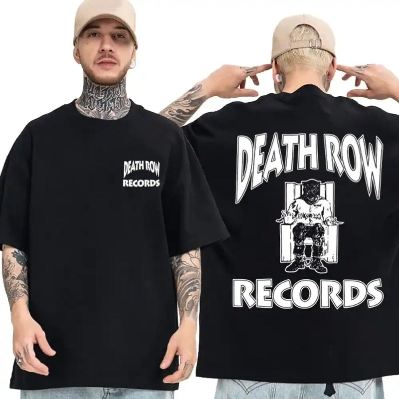 CAMISETA DEATH ROW RECORDS DR DRE DUPLA FACE - 9 Cores disponíveis