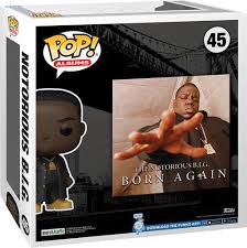 Funko Pop Notorious B.I.G Album Born Again Deluxe 45