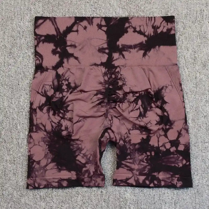 SHORT YOGA A FIRMA SEAMLESS TIE DYE - 24 Modelos