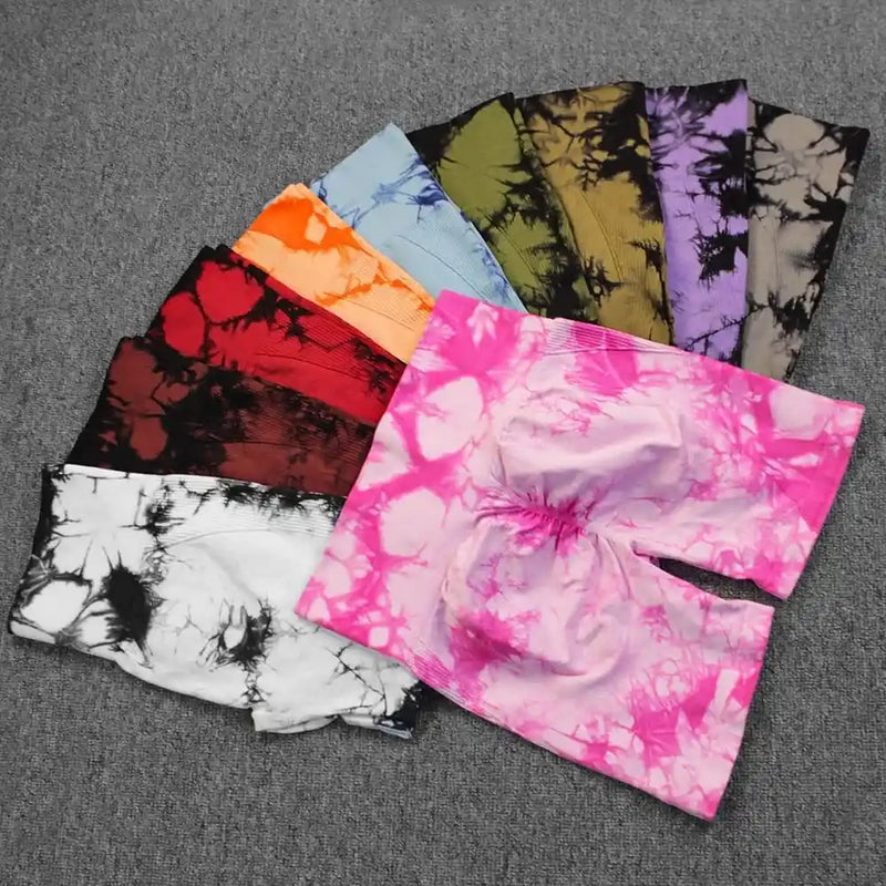 SHORT YOGA A FIRMA SEAMLESS TIE DYE - 24 Modelos