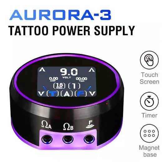 Fonte Aurora 3 Power Supply Roxo