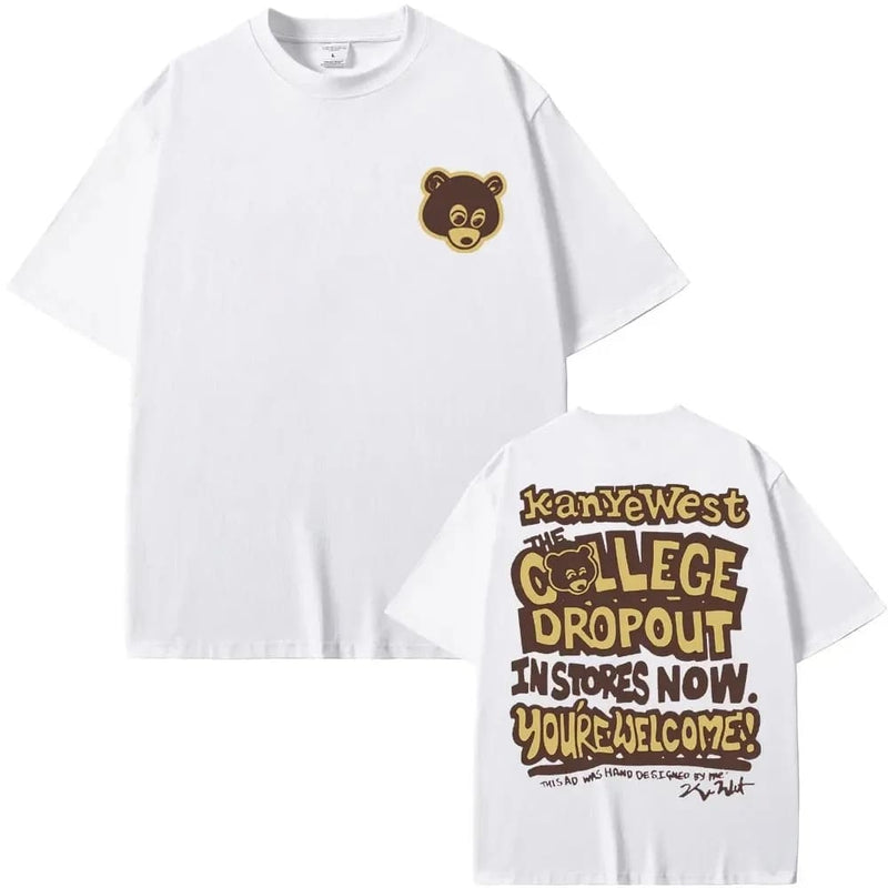 CAMISETA KANYE WEST COLLEGE DROPOUT - 8 Cores disponíveis