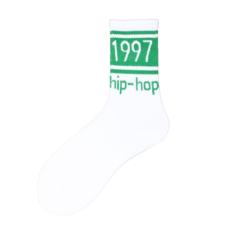 Meias Longas Hip Hop 1997 Branco