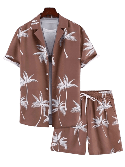 Conjunto CAMISA + CALÇÃO Summer Marrom